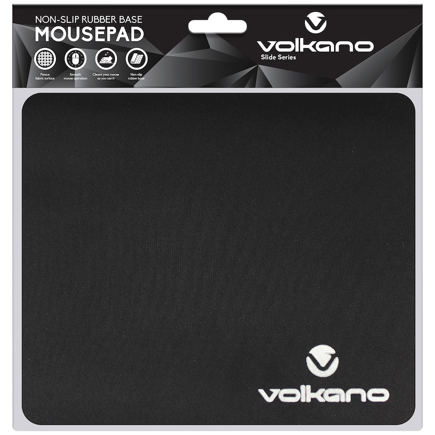 Volkano Computer Peripherals Volkano Slide Series Mouse Pad 220x180x3mm - Black