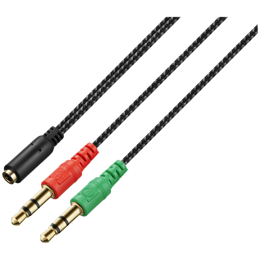 Volkano Computer Peripherals Volkano Unity Series AUX Splitter 4-Pole Socket to 2 AUX