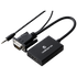 Volkano Devices Volkano Append series VGA male to HDMI female converter, 10cm cable, with Sound
