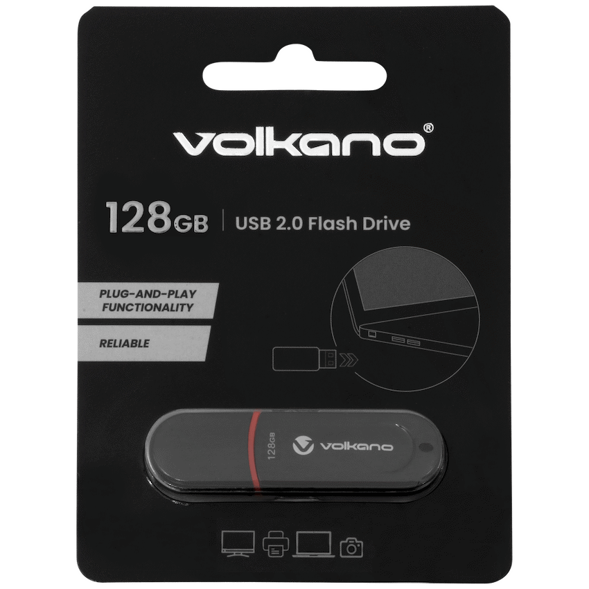 Volkano Devices Volkano USB 2.0 Flash Drive 128gb