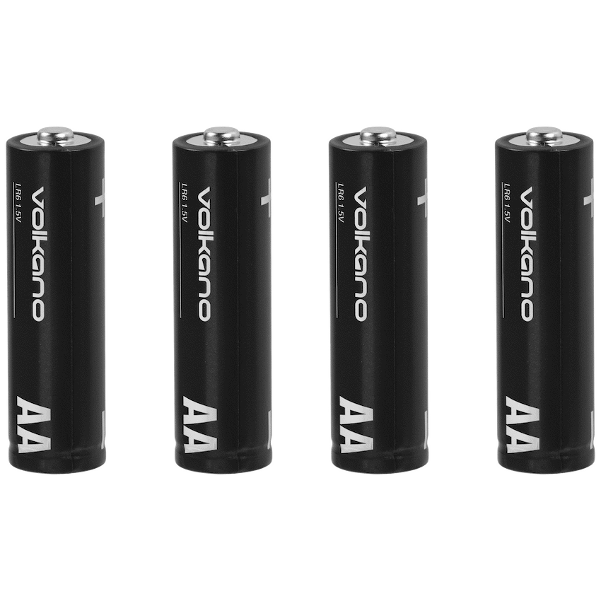Volkano Electrical Volkano Extra series Alkaline Batteries AA pack of 4