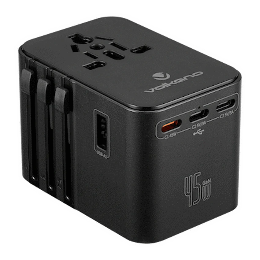 Volkano Electrical Volkano Jetsetter series 45W PD Travel Adaptor