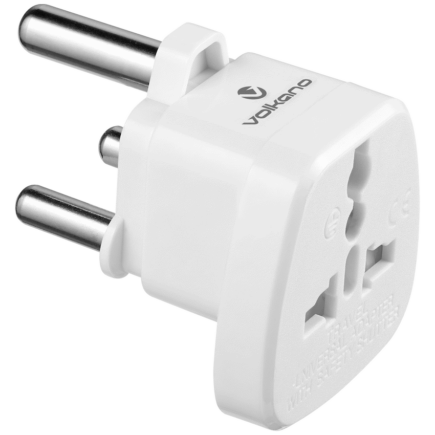 Volkano Electrical Volkano Traveller SA series travel plug UK/other socket to 15A SA plug