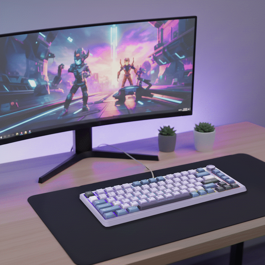 Volkano Gaming Volkano Gaming Phantom X2  TKL Mechanical Tri-Mode Wireless Keyboard