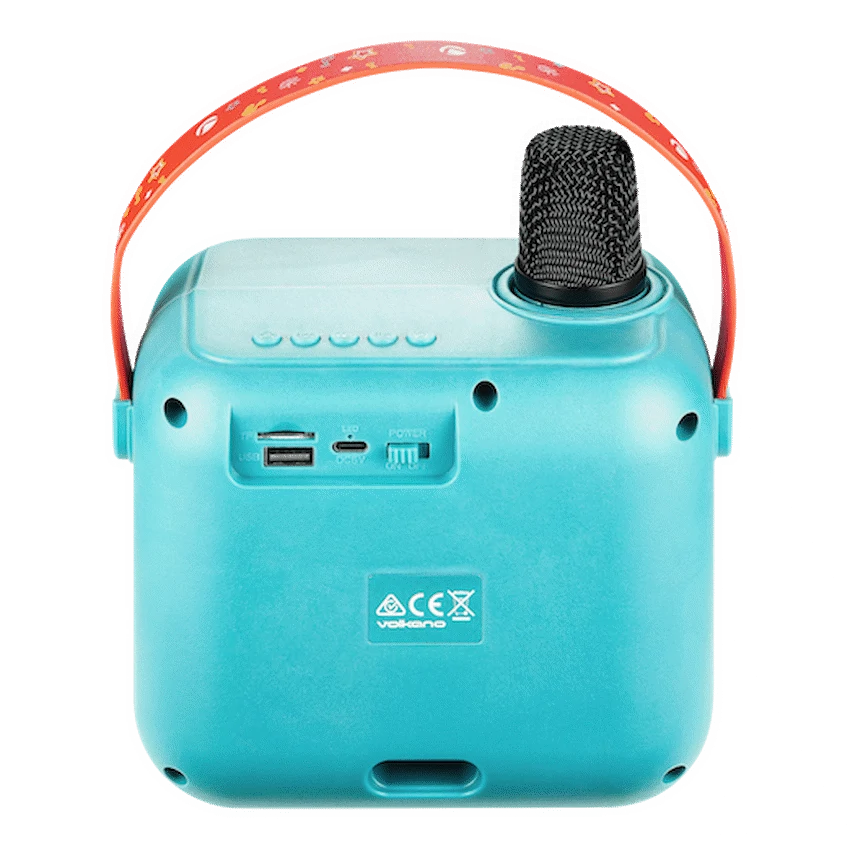 Volkano Kids Audio Volkano Kids SongSeeker Bluetooth Karaoke Machine with Wireless BT Microphone