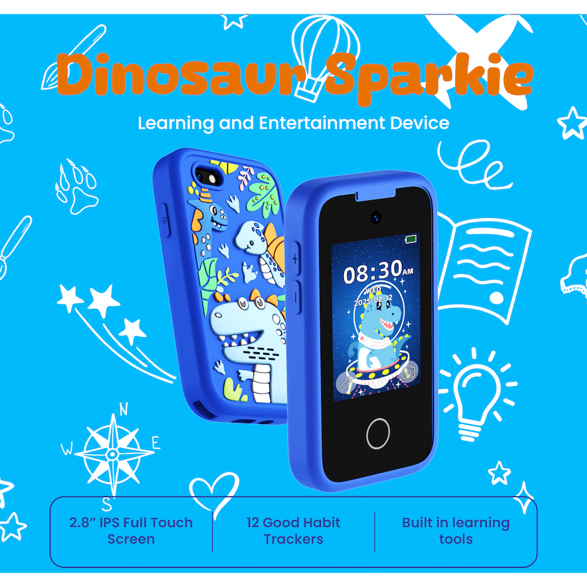 Volkano Kids Dinosaur Sparkie - Learning and Entertainment Device
