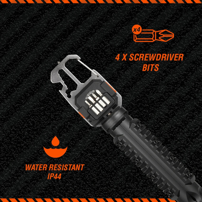 Volkano Lighting Rugged by Volkano Multi-Function Keychain Light with Tripod