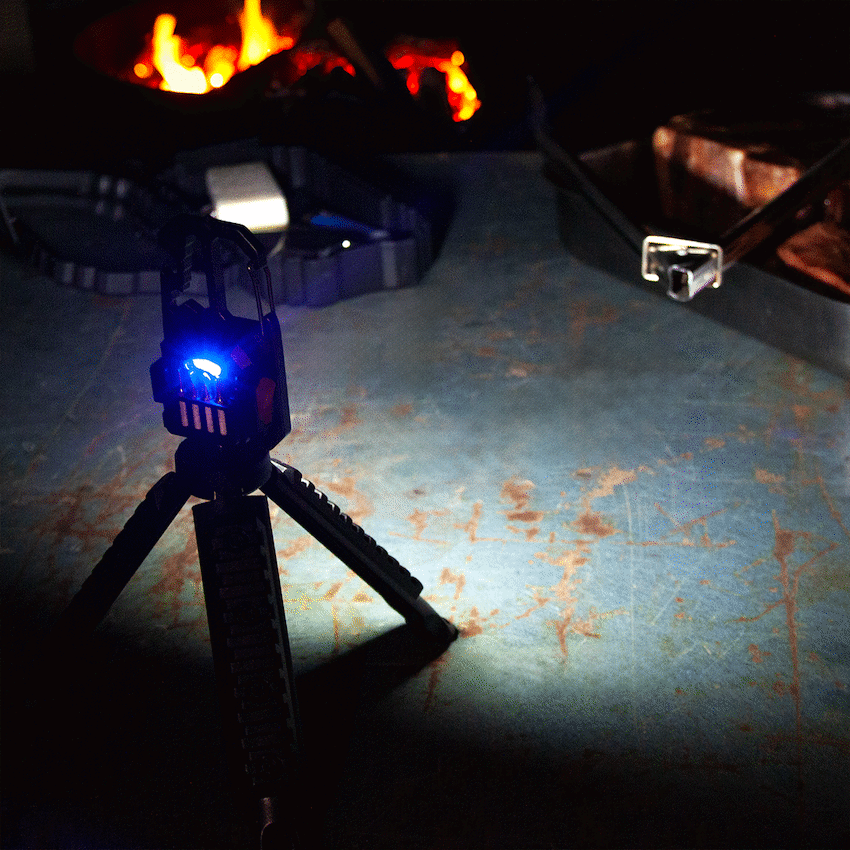 Volkano Lighting Rugged by Volkano Multi-Function Keychain Light with Tripod