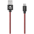 Volkano Mobile Accessories Volkano Braids Series Nylon Braided Micro USB Cable 1.2m - Black & Red