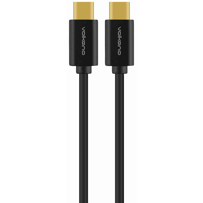 Volkano Mobile Accessories Volkano Connect C Type-C to Type-C Cable M/M 0.75m