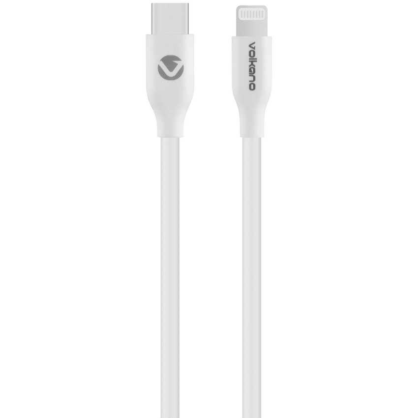 Volkano Mobile Accessories Volkano Flexi Series Type-C to MFI Lightning 1.5m 27w - White