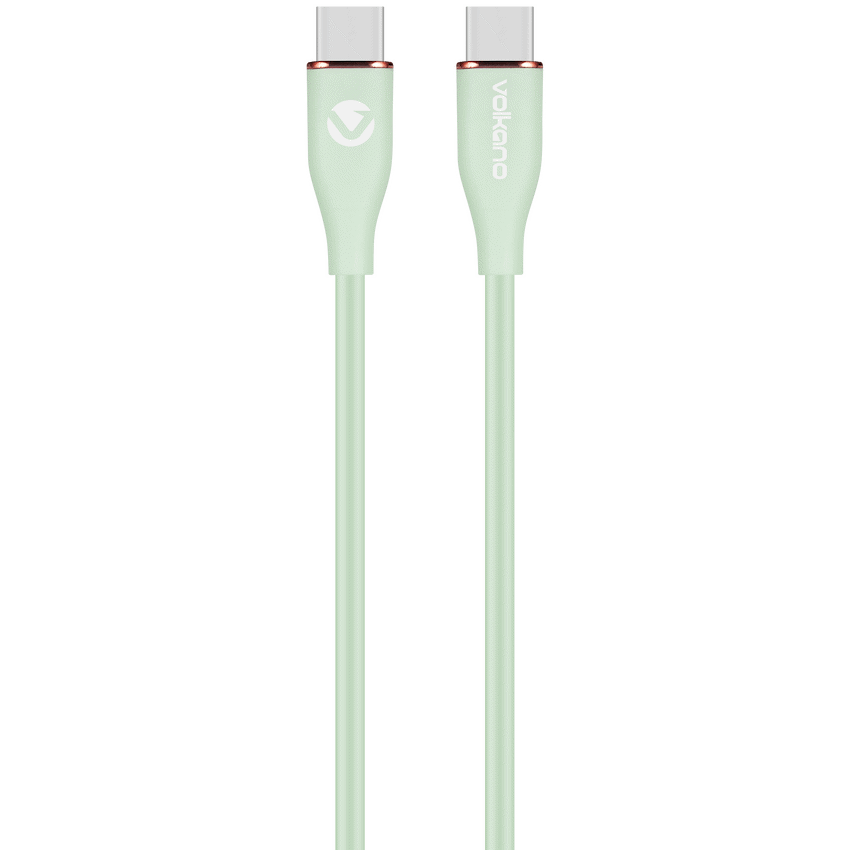 Volkano Mobile Accessories Volkano Flexi Series Type-C to Type-C 1.5m 60w - Green