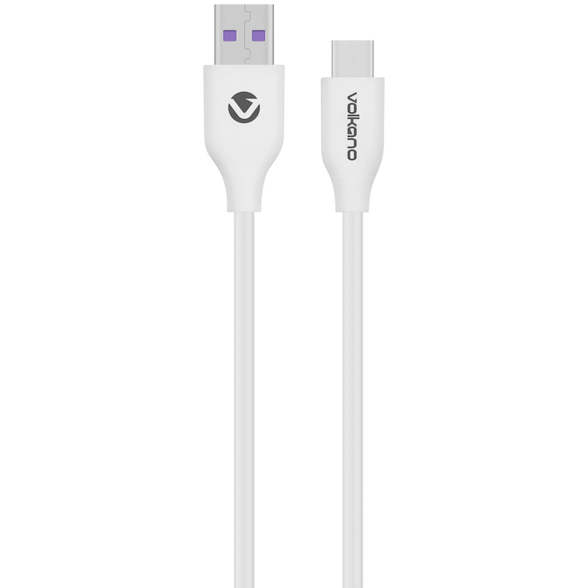 Volkano Mobile Accessories Volkano Flexi Series USB to Type-C 1.5m 30w - White