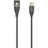 Volkano Mobile Accessories Volkano Iron Series Round Metallic Spring Type-C Cable 6ft - Black