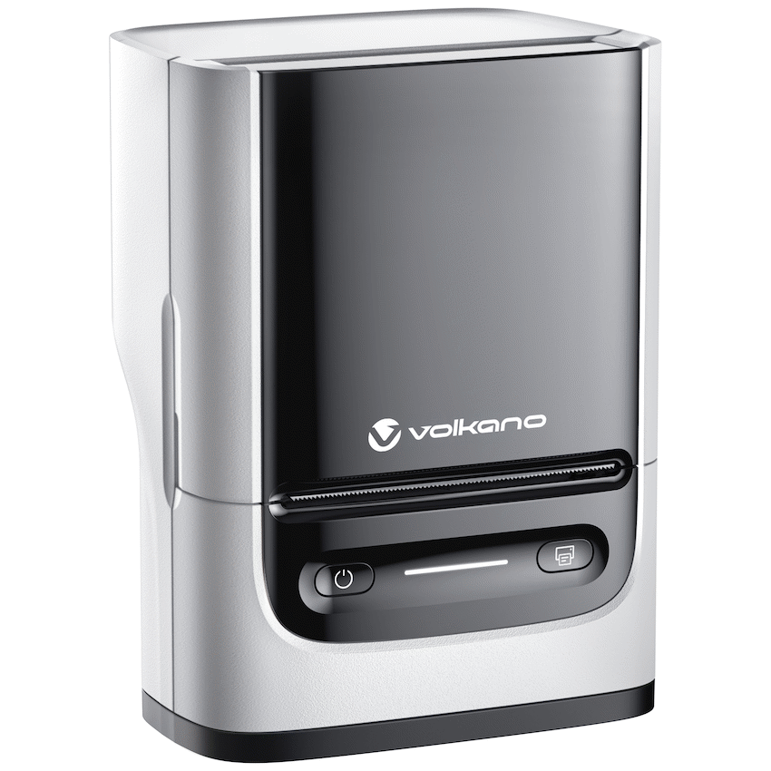 Volkano Mobile Accessories Volkano LabelPro Duo Series Thermal Dual Size Label Printer - Black and White