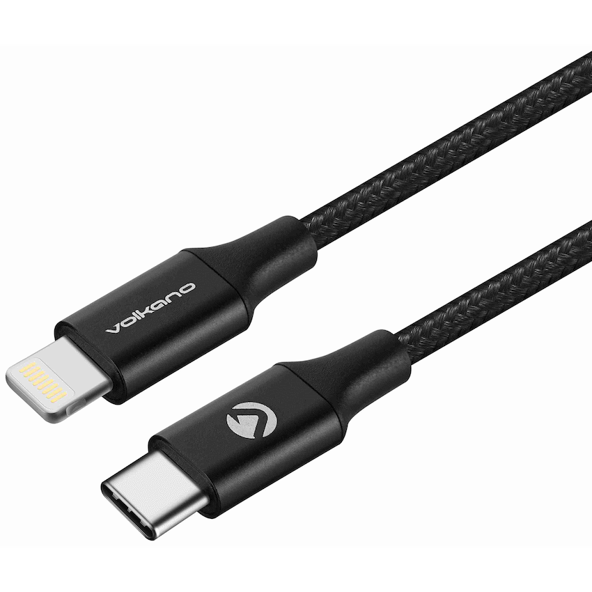Volkano Mobile Accessories Volkano Lightning Series Type-C to MFI 1.2m