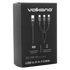 Volkano Mobile Accessories Volkano On-The-Go 3-in-1 1m Braided Cable - Black