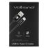 Volkano Mobile Accessories Volkano On-The-Go USB to Type-C 18w Braided 1m Cable - Black