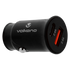 Volkano Mobile Accessories Volkano On-The-Go USB + Type-C 12w Car Charger - Black