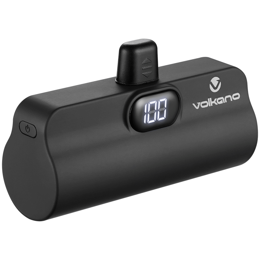 Volkano Mobile Accessories Volkano Relief Pro Power Bank - 5000mAh Type-C Direct Plug-In