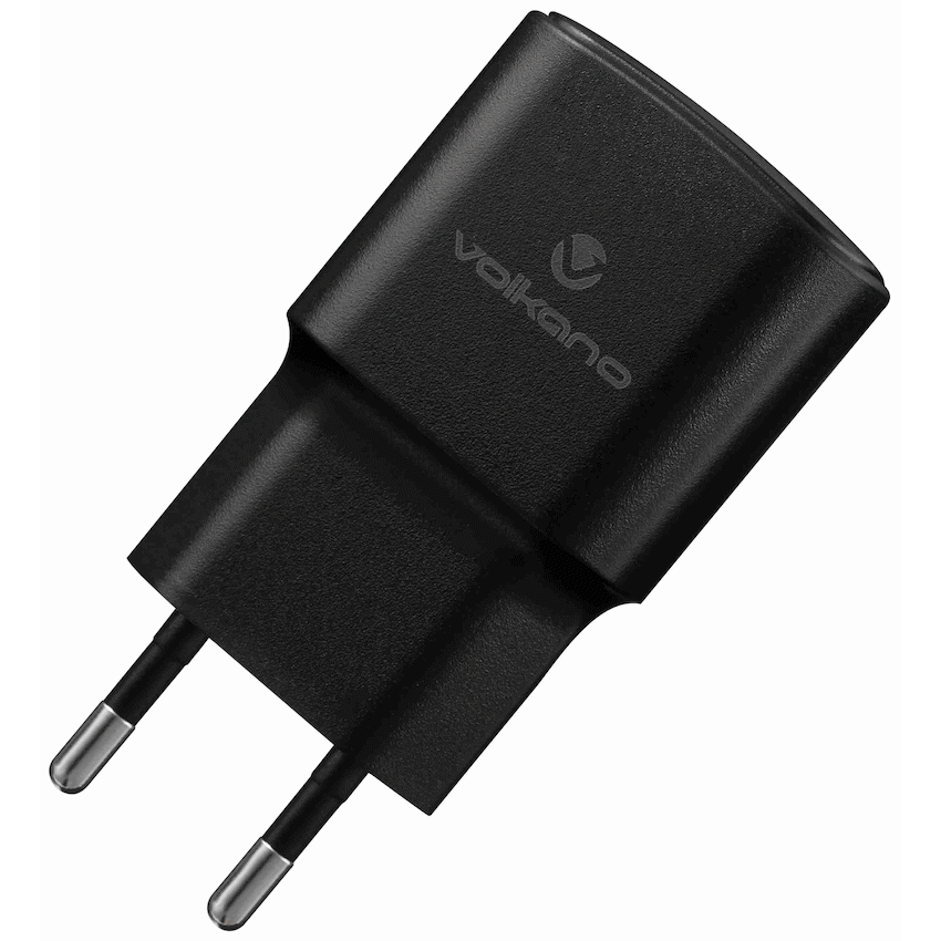 Volkano Mobile Accessories Volkano Volt M Series 2a USB Wall Charger - Black with Micro USB
