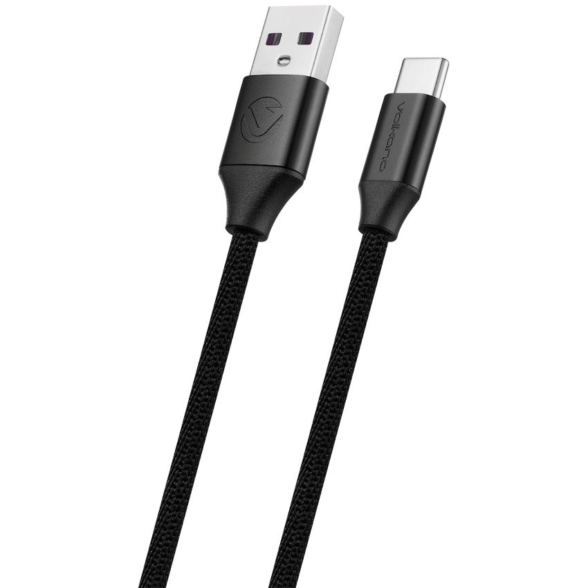 Volkano Mobile Accessories Volkano Weave Series Braided Type-C Cable 3m 30w - Black