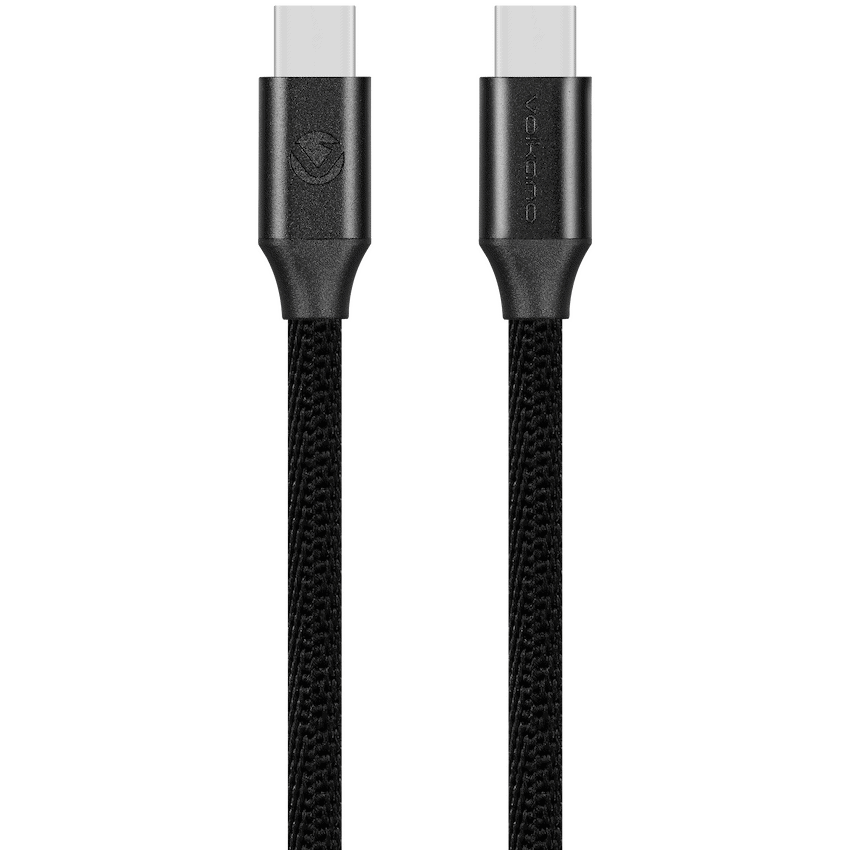 Volkano Mobile Accessories Volkano Weave Series Type-C to Type-C Cable 3m 60w - Black