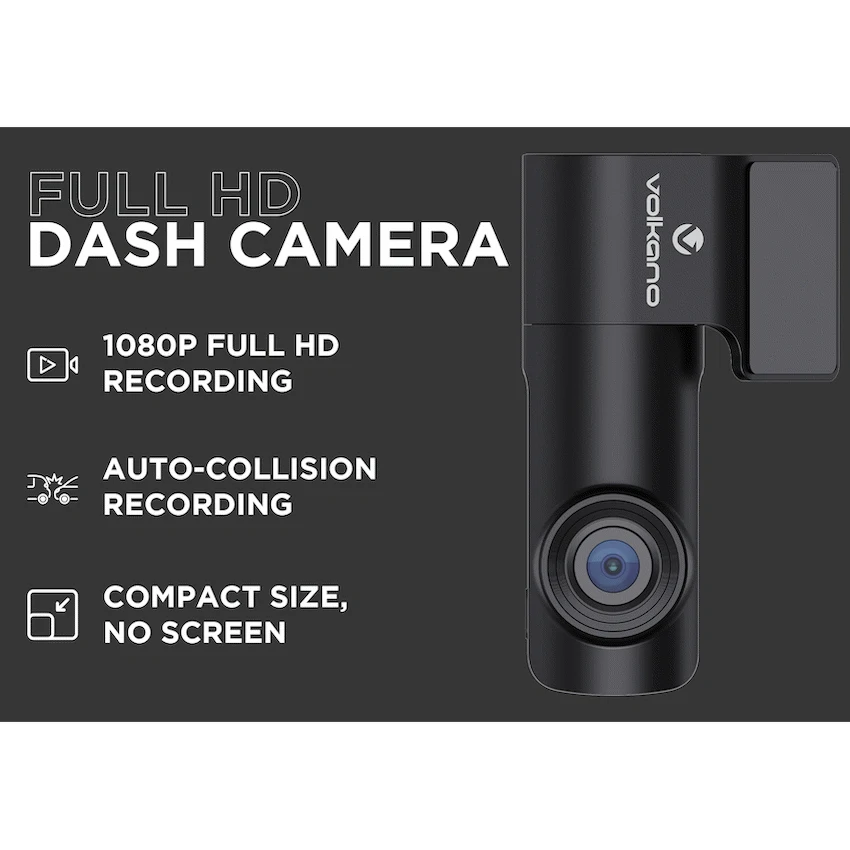 Volkano Photography Volkano Vigilance Series FHD Dash Camera - Black