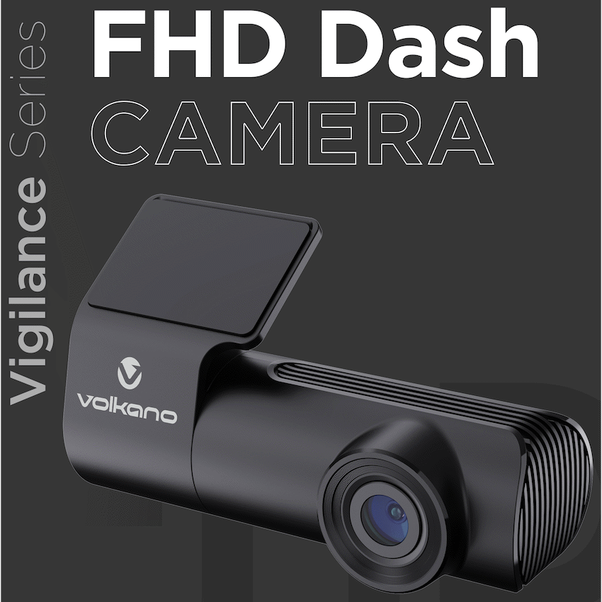 Volkano Photography Volkano Vigilance Series FHD Dash Camera - Black
