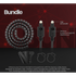 Volkano Televisions Volkano 1.2m & 3m Toslink Cables and 1.5m 20mm Express Cable - Bundle