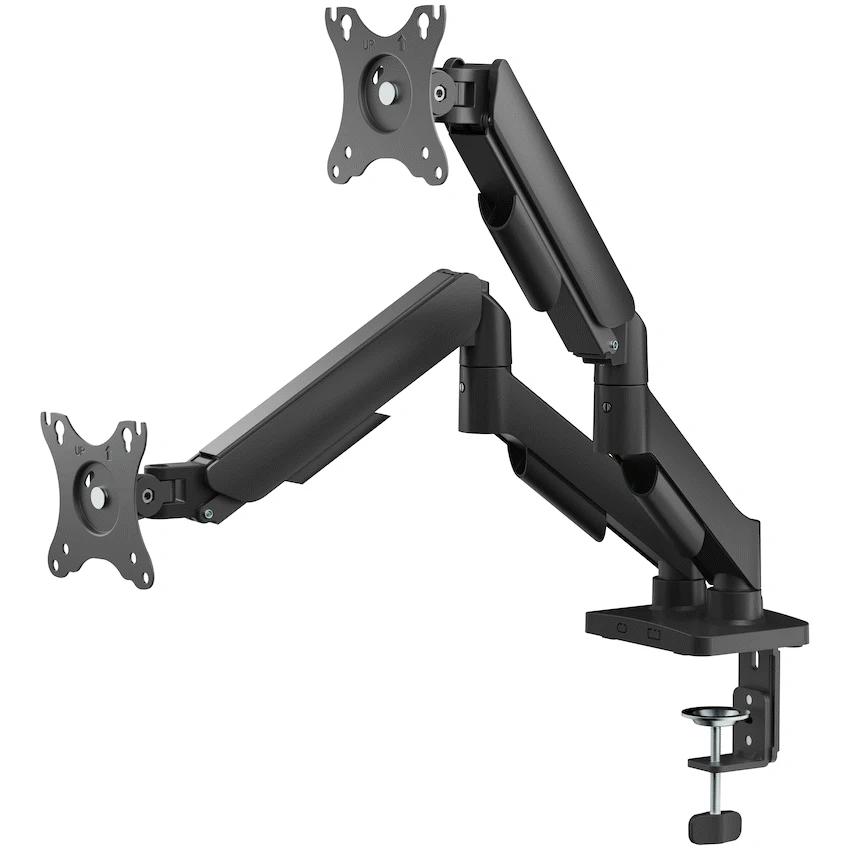 Volkano Televisions Volkano Steel Series Full Motion Dual Monitor Desk Mount 17" - 32"