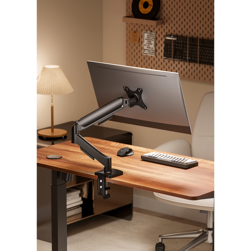 Volkano Televisions Volkano Steel Series Full Motion Single Monitor Desk Mount 17" - 32"