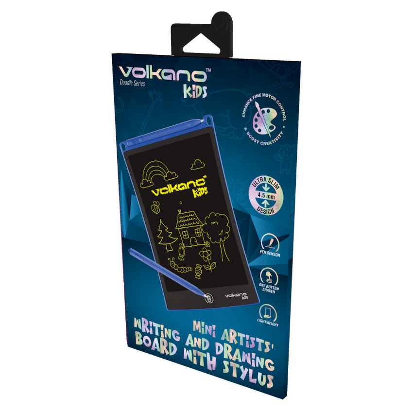 Volkano Toys and games Volkano Kids Doodle Series 8.5" Writing and Drawing Board - Blue