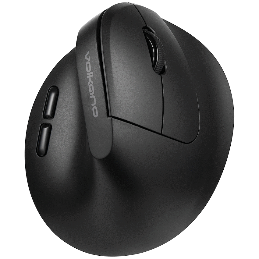 Volkano Volkano Curve Series Ergonomic Bluetooth Wireless mouse - Black