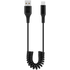 Volkano Volkano Helix Series Coiled 1m Charging Cable USB-A To USB-C 60W - Black