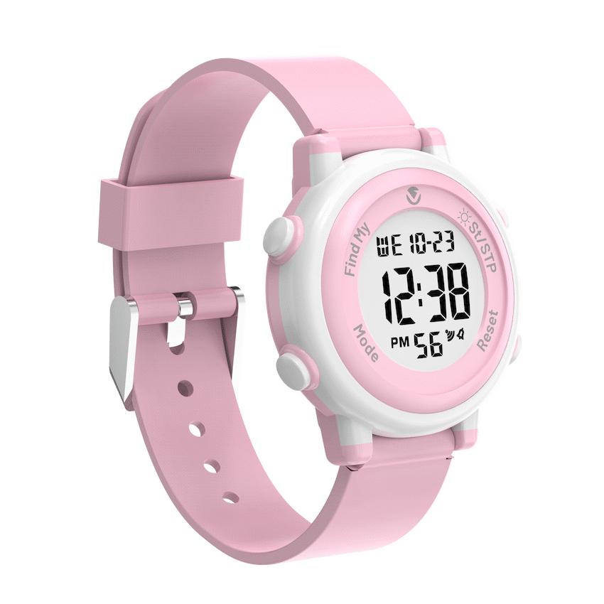 Volkano Volkano Kids Digital Watch with Apple Find My - 3ATM Waterproof (Anti-Lost) - Pink