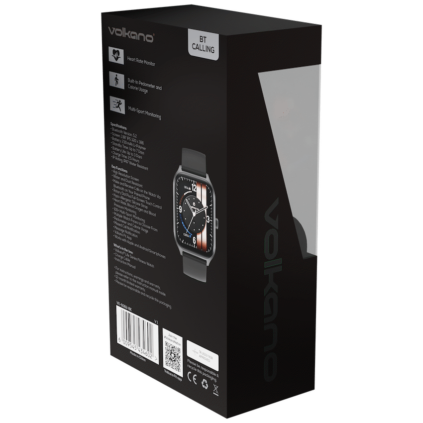 Volkano Volkano Life Series Smart Watches - Black