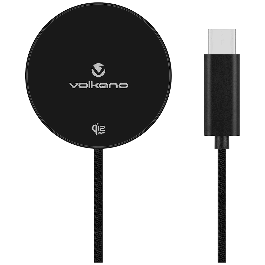 Volkano Volkano Magni Series Qi2.2 25W Wireless Charging Pad - Black