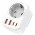 Volkano Volkano MultiVolt Series 2x USB-A + 2x USB-C adaptor SA Plug to multi travel socket 20Watt