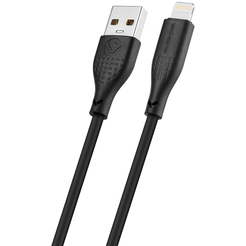 Volkano Volkano Nova Series USB A to Lightning charging cable 10W TPE-Black