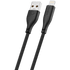 Volkano Volkano Nova Series USB A to Lightning charging cable 10W TPE-Black
