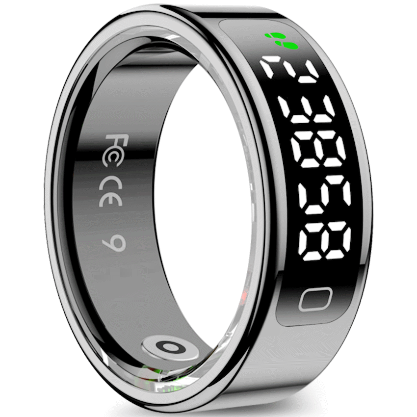 Volkano Volkano Ring Series Ring Pro Smart Ring with Charging Case - 19mm