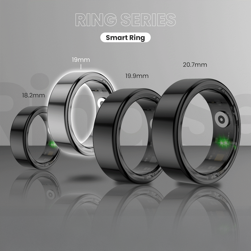 Volkano Volkano Ring Series Smart Ring with Charging Case - 19.1mm
