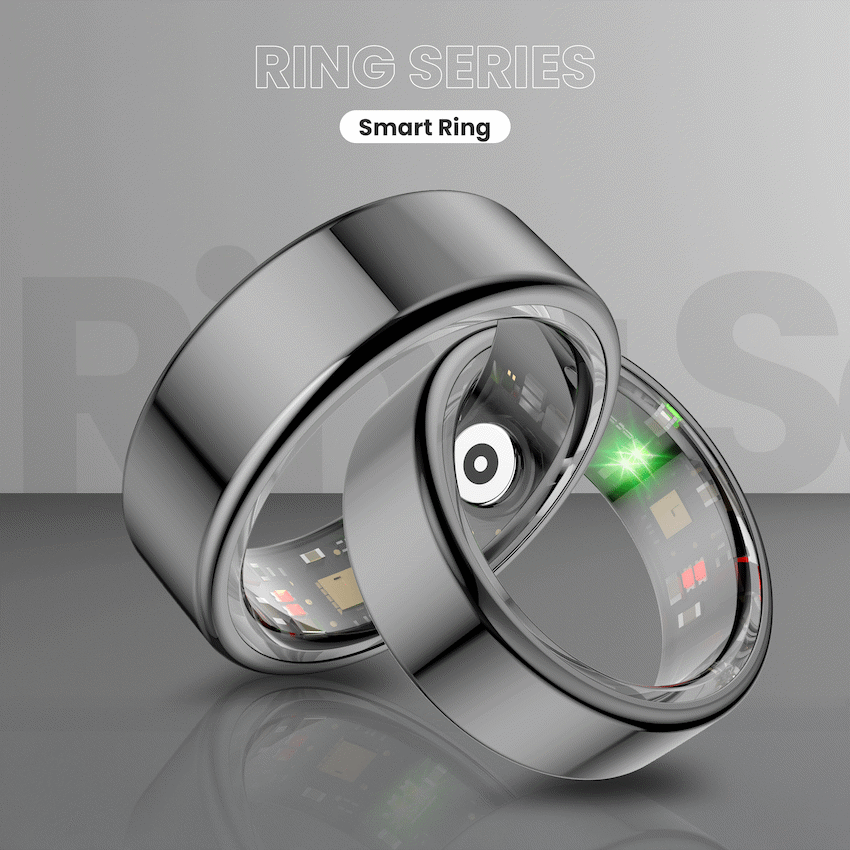 Volkano Volkano Ring Series Smart Ring with Charging Case - 20mm