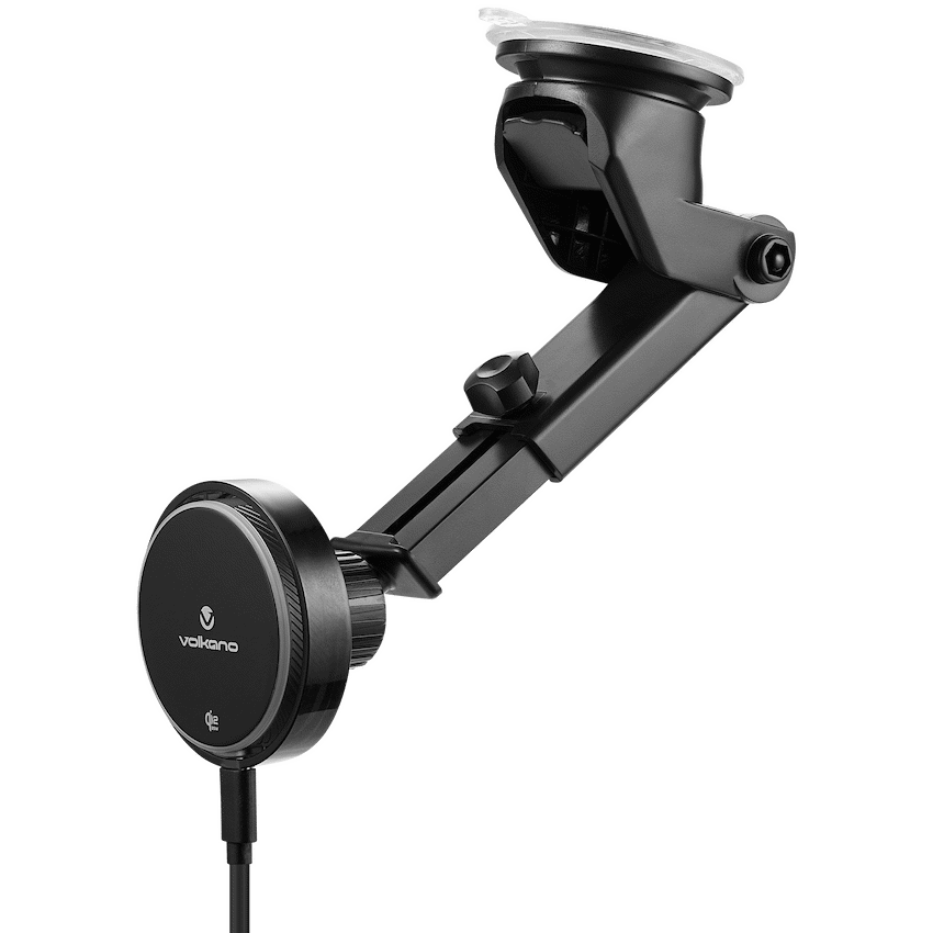 Volkano Volkano Sentinel Series Qi2.2 Magnetic Wireless Charging Car Dash Mount Phone Holder - Black