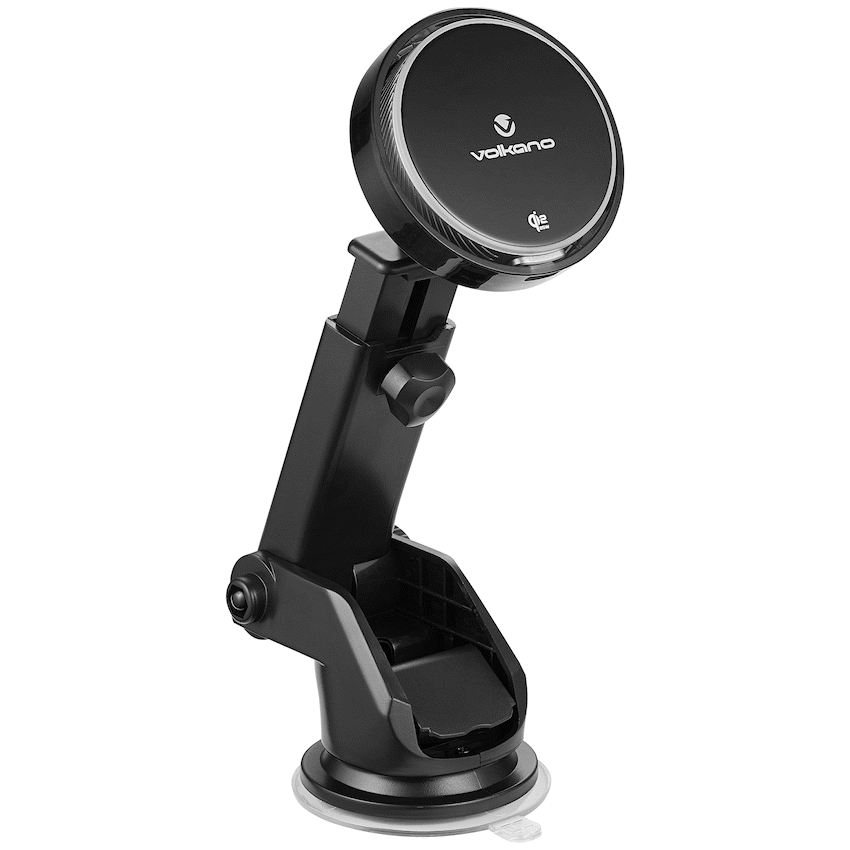 Volkano Volkano Sentinel Series Qi2.2 Magnetic Wireless Charging Car Dash Mount Phone Holder - Black