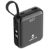 Volkano Volkano Solace Series 10 000 mAh Power Bank with Built-in USB-C & Lightning Cable - Black