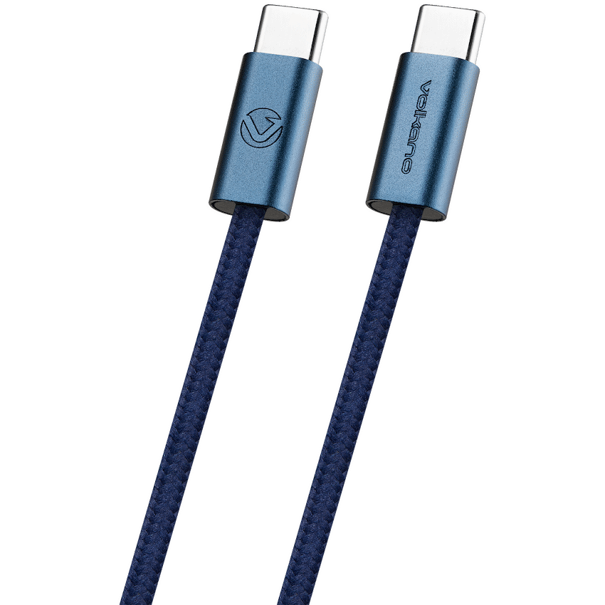 Volkano Volkano Weave Series 60w USB C to USB C 1.2m-Blue
