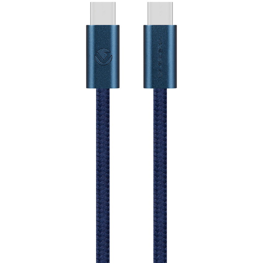 Volkano Volkano Weave Series 60w USB C to USB C 1.2m-Blue