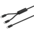 Volkano Volkano Weave Series USB C to 2 USB C 100W 1.5m